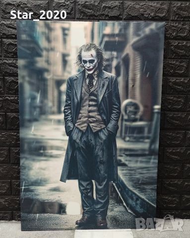 Светеща картина с LED осветление - Joker 66, снимка 1 - Картини - 45967894