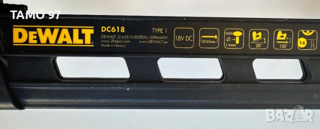DEWALT DC618 - Акумулаторен такер , снимка 6 - Други инструменти - 45180216