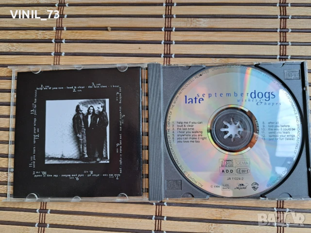 Late September Dogs - Wishes and Hopes, снимка 2 - CD дискове - 50850605