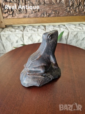 Уникална антикварна английска чугунена фигура статуетка от 19 век, снимка 4 - Статуетки - 50605428