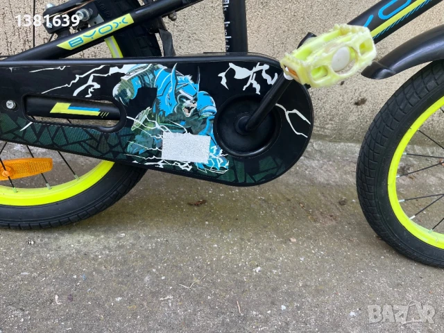 Детско колело Byox Monster 16“, снимка 9 - Детски велосипеди, триколки и коли - 50639093