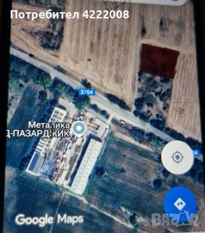 Продава парцел 500м2 