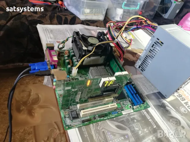 Дънна платка EPoX EP-4GVMI Socket 478 CPU+FAN+RAM, снимка 8 - Дънни платки - 46875434