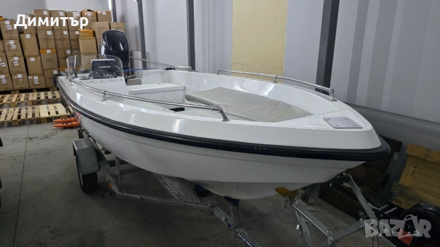 Лодка Gobbi 430 + ДВИГАТЕЛ + КОЛЕСАР
