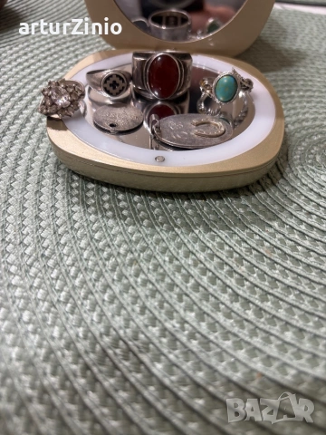 Сребърни бижута, снимка 4 - Пръстени - 53697373