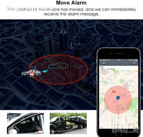 4G GPS Тракер TKMARS – Водоустойчив, Силно магнитно закрепване, Проследяване в реално време, снимка 4 - Навигация за кола - 52955782