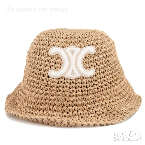 Celine Дамска Лятна Шапка Тип Идиотка Селин - Налични Различни Цветове Код E685