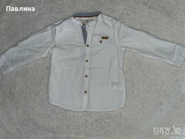 Две Детски Ризки за Момче H&M - 2-3г, снимка 3 - Детски ризи - 46886161