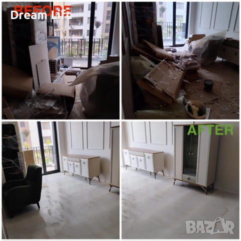 Почистване след строеж, саниране или строителен ремонт, снимка 3 - Кърти, чисти, извозва - 50370766