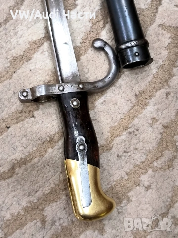 Френски щик нож ГРА Waffenfabrik Steyr гръцка поръчка , снимка 5 - Антикварни и старинни предмети - 53350317