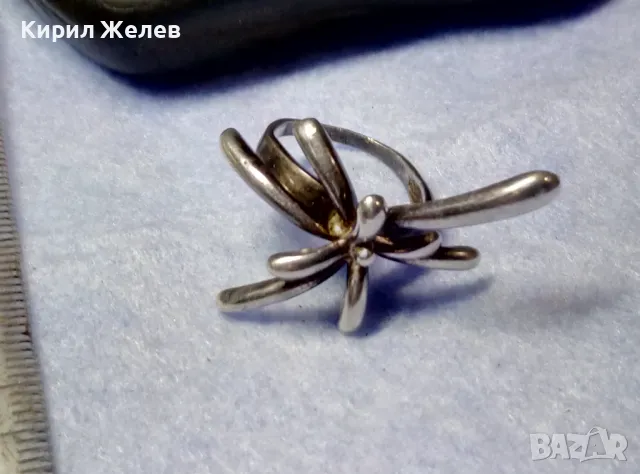 ШИКОЗЕН АРТ ДИЗАЙН СРЕБЪРЕН ПРЪСТЕН РОДИРАНО СРЕБРО 925 ХУДОЖЕСТВЕНА БИЖУТЕРСКА ИЗРАБОТКА 37096, снимка 8 - Пръстени - 50136114