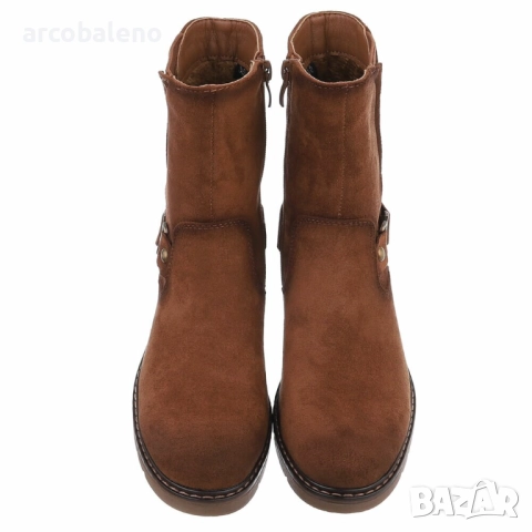 Дамски класически боти до глезена, 3цвята , снимка 15 - Дамски боти - 51797708