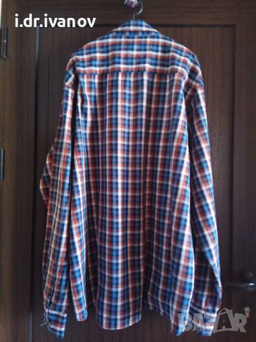 стилна мъжка  карирана риза XXL, снимка 2 - Ризи - 45158611
