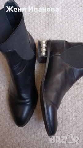Дамски кожени ботуши, снимка 2 - Дамски ботуши - 52011274
