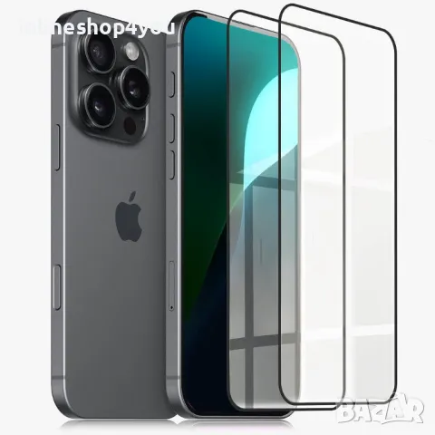 5D Стъклен Протектор за Apple iPhone 16 / Pro / Max / Plus , снимка 3 - Фолия, протектори - 47263422