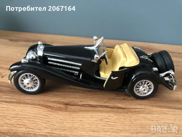 Модел на Mercedes 500 K Roadster , снимка 8 - Колекции - 48117904