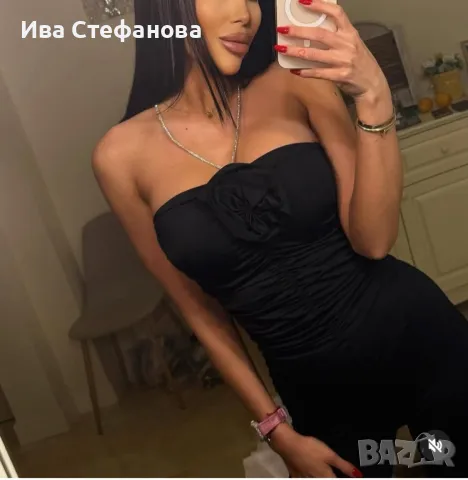 Wow нов 🎀🌸🪞секси елегантен еластичен черен парти официален гащеризон 3Д 3D цвете, снимка 8 - Гащеризони - 49864283