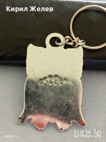 Метален ключодържател с дизайн на бухал 🦉 изобразен в ярки цветове подходящ аксесоар за раници 32532, снимка 5 - Други - 51118939