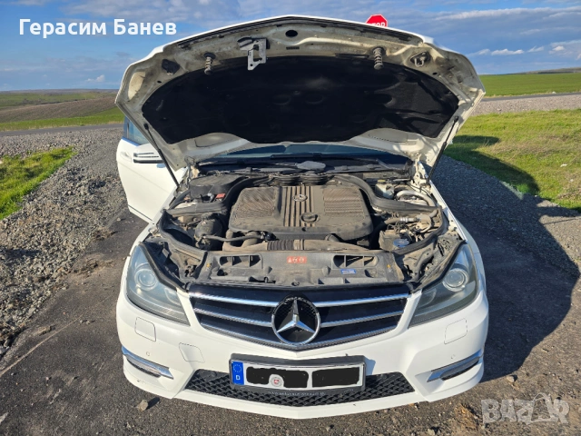  преден капак OEM MERCEDES W204 OM651 2014 facelift, снимка 6 - Части - 54283895