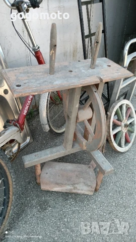 Стар чакрък, чекрък , стара находка, ретро, винтидж, антика, снимка 4 - Други ценни предмети - 50919121