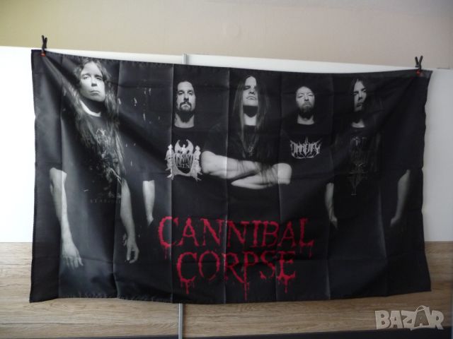 Cannibal Corpse знаме дет метъл хеви метъли металист постер, снимка 1 - Декорация за дома - 45307520