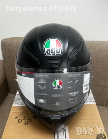 Каска agv чисто нова L размер