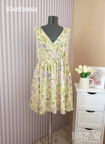 Лятна жълта рокля 🌸, снимка 2 - Рокли - 54240857