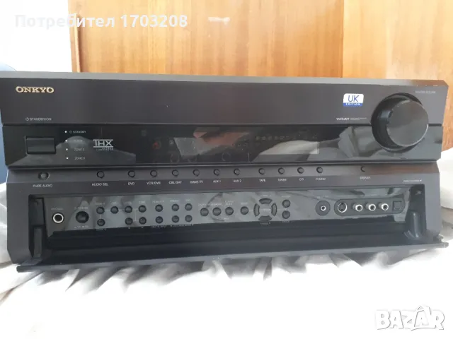 Черен Onkyo TX-SR875 THX Ultra2 7 x 140W 7.1-Channel, снимка 3 - Ресийвъри, усилватели, смесителни пултове - 37476371