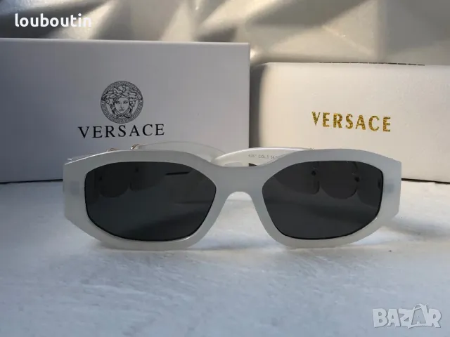 VE4361 Versace дамски слънчеви очила унисекс бели розови сини черни, снимка 14 - Слънчеви и диоптрични очила - 47742463