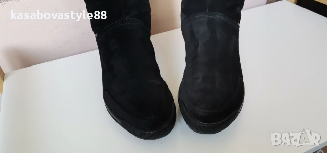 Ботуши Hogl-Gore-tex 38 н Естествен велур , снимка 9 - Дамски ботуши - 52646586