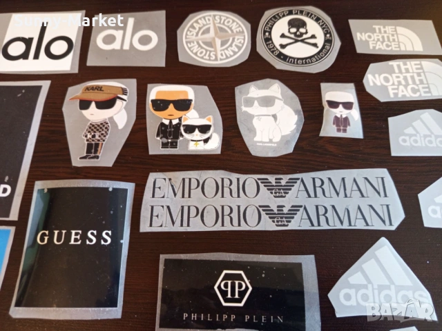 Стикери за дрехи - ЩАМПИ - С ЮТИЯ - известни марки и футболни отбори , снимка 3 - Копирни услуги - 53682092
