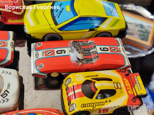 Лот ламаринени играчки коли, снимка 5 - Колекции - 51349463