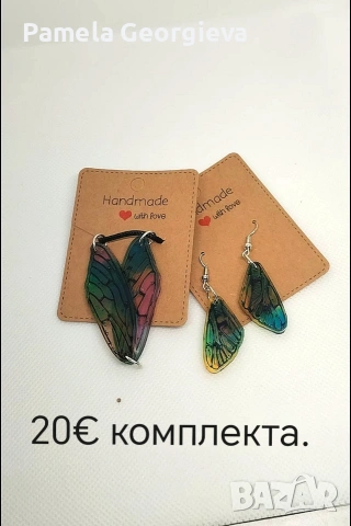 Бижута от епоксидна смола. Hand made. , снимка 10 - Колиета, медальони, синджири - 54098767