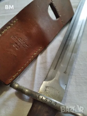 Швейцарски щик байонет меч нож Шмид Рубин Schmid Rubin , снимка 12 - Антикварни и старинни предмети - 50349980