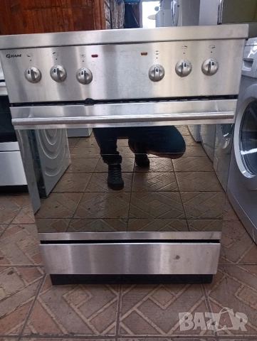 Иноксова свободно стояща печка с керамичен плот Gram с две години гаранция!, снимка 11 - Печки, фурни - 52822374