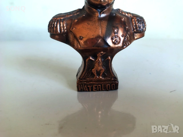 Бронзов Бюст На Наполеон I Ватерло, снимка 2 - Антикварни и старинни предмети - 54067121