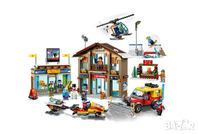 Чисто ново LEGO City/Лего Сити - Ски курорт 60203, снимка 3 - Конструктори - 52690538