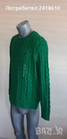 POLO Ralph Lauren Cable Cotton / Knit Mens Size L НОВО! ОРИГИНАЛ! Мъжки Пуловер!, снимка 8 - Пуловери - 51572409