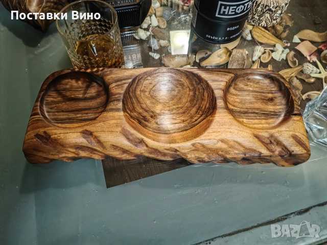 Арт поставка за чаши с място за ядки или . . . , снимка 4 - Декорация за дома - 52711161