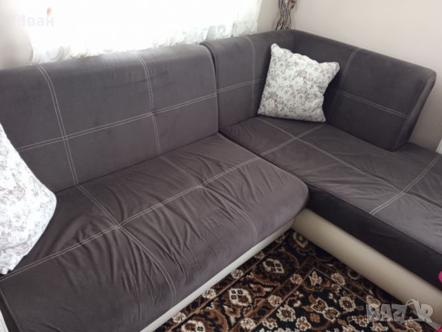 Троен разтегателен диван, снимка 1