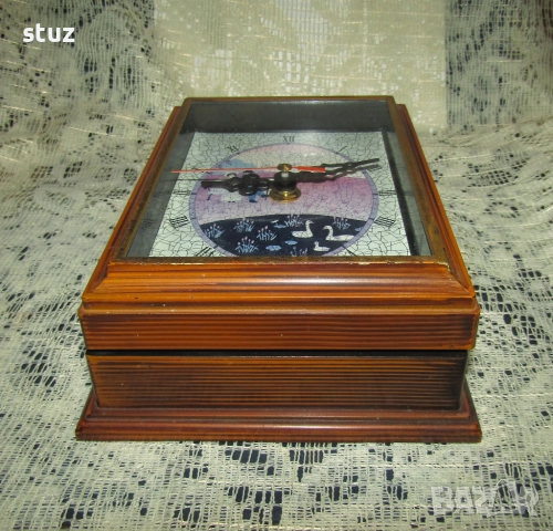 Стенен часовник със скрита кутия за ключове, снимка 3 - Декорация за дома - 52863008