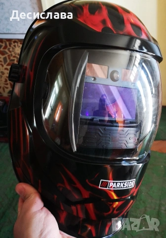 Автоматична заваръчна маска Parkside PSHL 2 D1 LED, снимка 6 - Други инструменти - 53770130