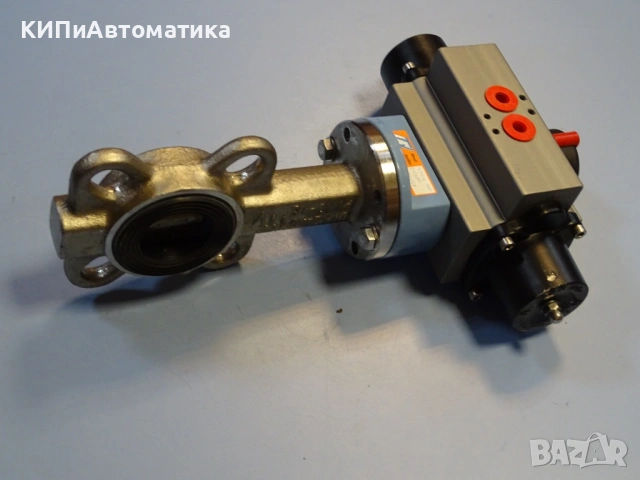 бътерфлай клапа с двойнодействаща пневматична задвижка TTV 4044-ND PN10-16 DN32-40, снимка 3 - Резервни части за машини - 53176635