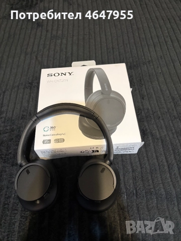 Sony WH-CH720N Без следи от употреба, снимка 1