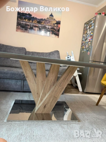 Трапезна маса 160/90, снимка 3 - Маси - 53942456