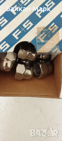 Гайка глуха (калпачата) М16 – DIN 1587 – A2 неръждаема стомана – 50 бр. – Внос от Германия, снимка 1