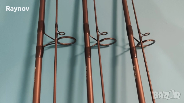 Сет Шаранджийски въдици 3xDaiwa Ninja X Carp 3.90m 3.5lb, снимка 3 - Въдици - 53685150