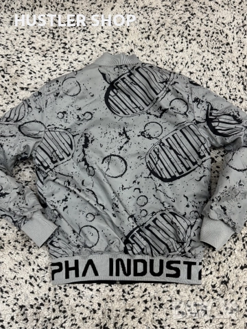 Мъжки двулицев бомбер ALPHA INDUSTRIES. Размер М, снимка 15 - Якета - 52816595