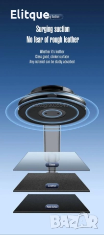 Универсална стойка за телефон с мощна вендуза и 360° гъвкавост Х45, снимка 3 - Други стоки за дома - 52786786