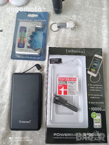 Intenso powerbank 10000 mAh, Intenso преносима батерия 10000 mAh, компактна външна батерия, снимка 3 - Друга електроника - 45541279